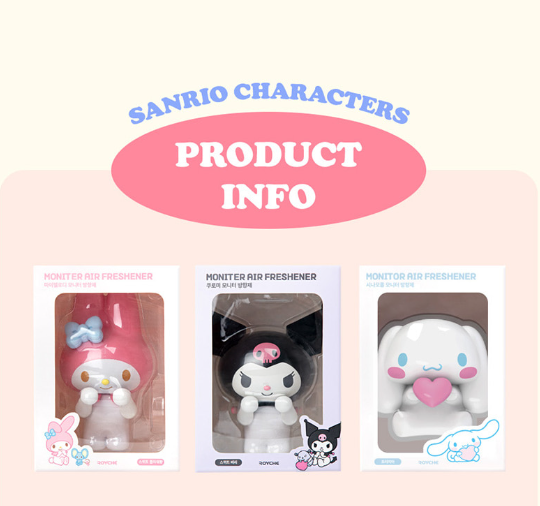Sanrio My melody luchtverfrisser Monitorfiguur