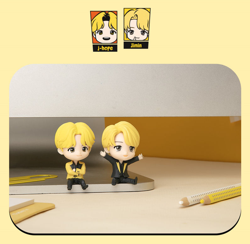 BTS TinyTAN Butter JIN Monitorfiguur