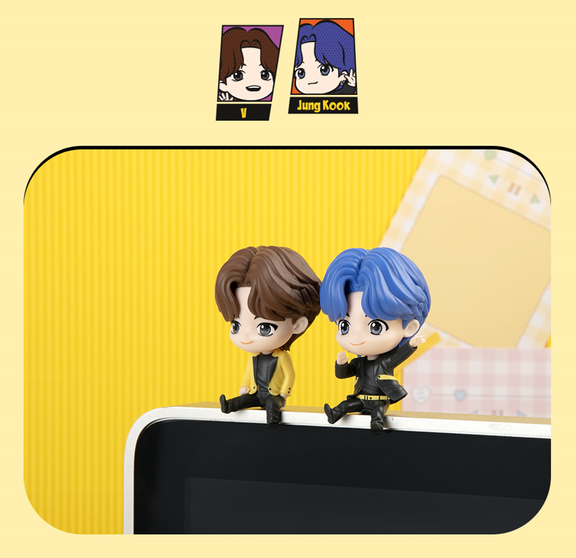 BTS TinyTAN Butter JIN Monitorfiguur