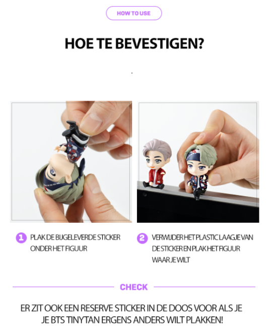 BTS TinyTAN Magic door JUNGKOOK Monitorfiguur
