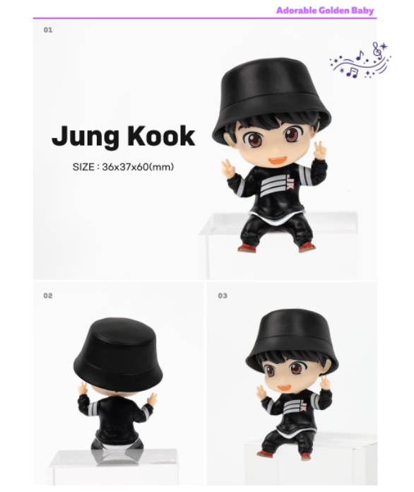 BTS TinyTAN Magic door JUNGKOOK Monitorfiguur