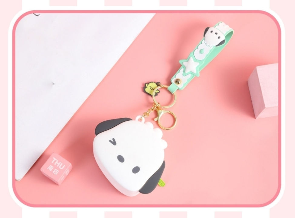 Sanrio Pochacco Sleutelhanger PVC Portemonnee