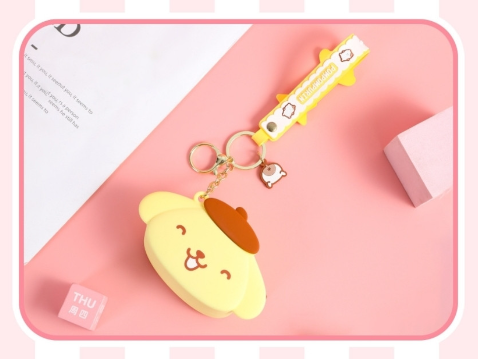 Sanrio Pompompurin Sleutelhanger PVC Portemonnee