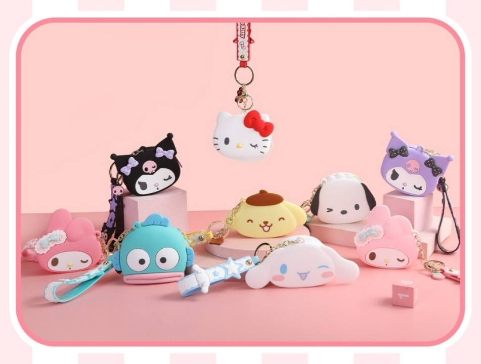 Sanrio Pompompurin Sleutelhanger PVC Portemonnee