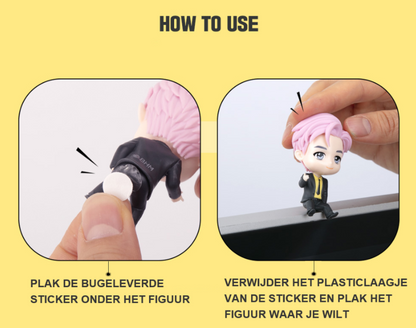 BTS TinyTAN Butter JIN Monitorfiguur