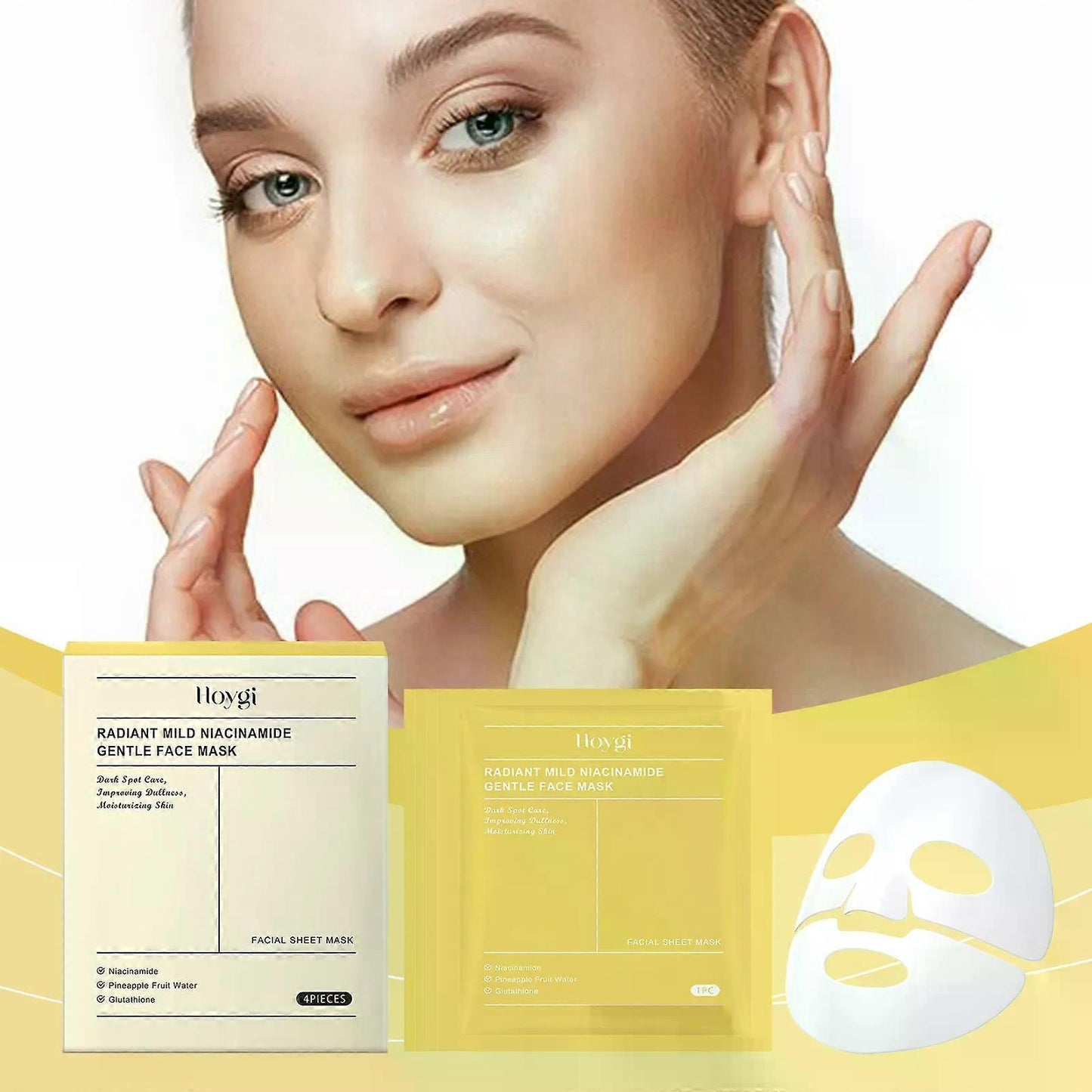 [Biodance] Radiant Vita Niacinamide Real Deep Mask (4 stuks)