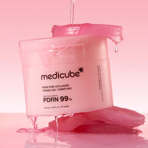 [Medicube] PDRN Pink Collagen Toning Gel Toner Pad