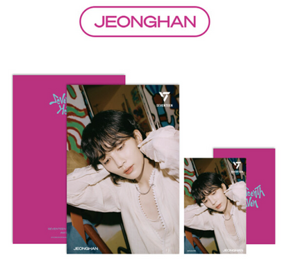 KPOP SEVENTEEN JEONGHAN, HEAVEN AM 5:26 Ver. - Lenticulair ansichtkaart & Mini Kaart