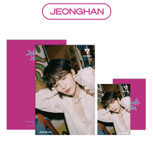 KPOP SEVENTEEN JEONGHAN, HEAVEN AM 5:26 Ver. - Lenticulair ansichtkaart & Mini Kaart