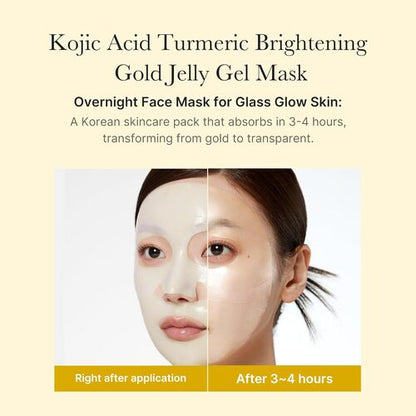 [MEDICUBE] Kojic Acid Turmeric Gel Mask (4 stuks)