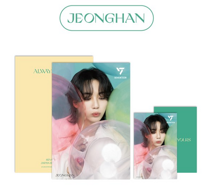 KPOP SEVENTEEN JEONGHAN, ALWAYS YOURS - Lenticulair ansichtkaart & Mini Kaart