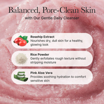 [Arencia] Fresh Rosehip Rice Mochi Cleanser