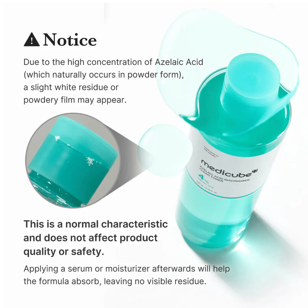 [Medicube] Azelaic Acid Niacinamide Clear Toner