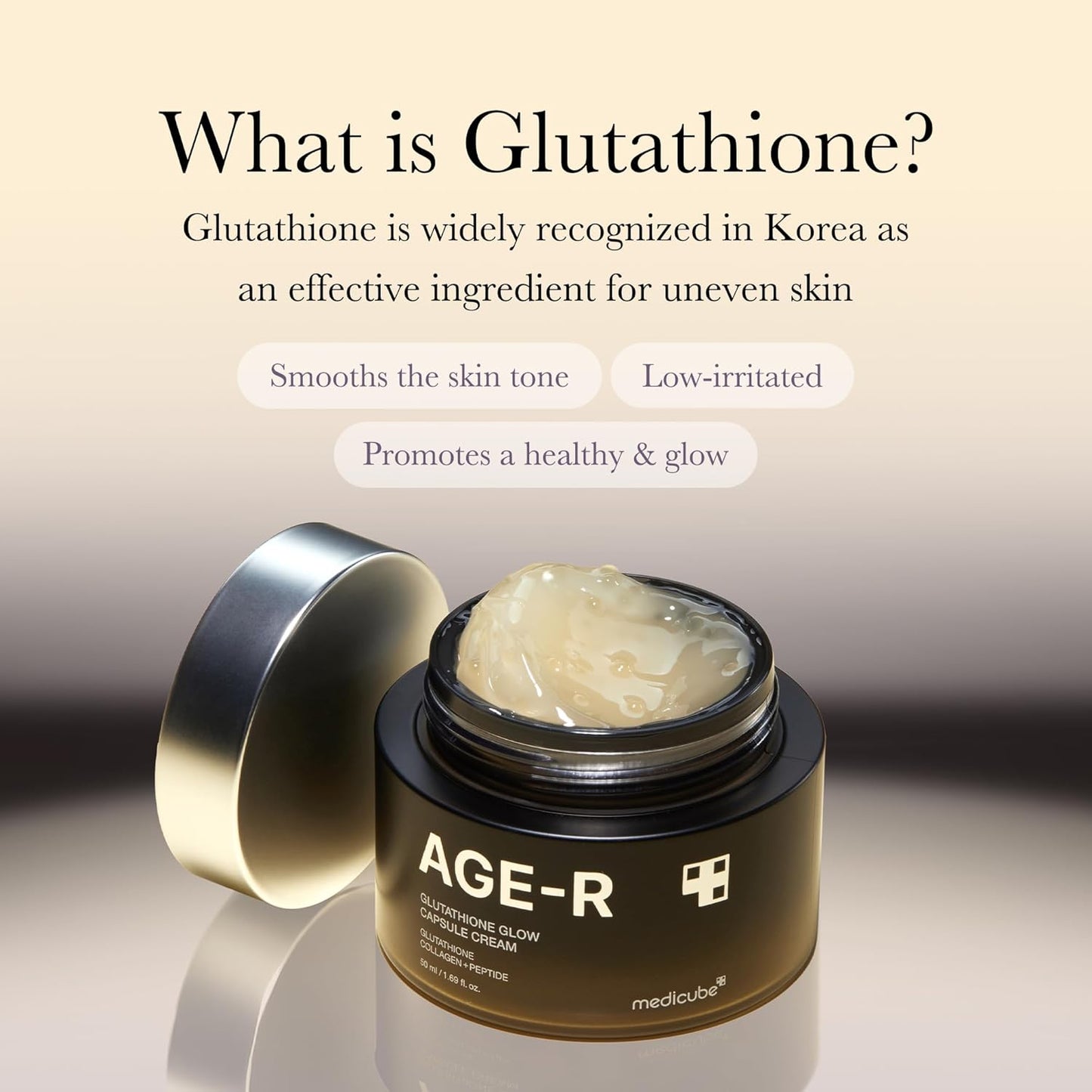 [MEDICUBE] AGE-R Glutathione Glow Capsule Cream 50ml