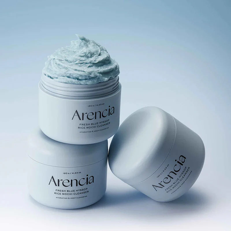 [Arencia] Fresh Blue Hyssop Rice Mochi Cleanser