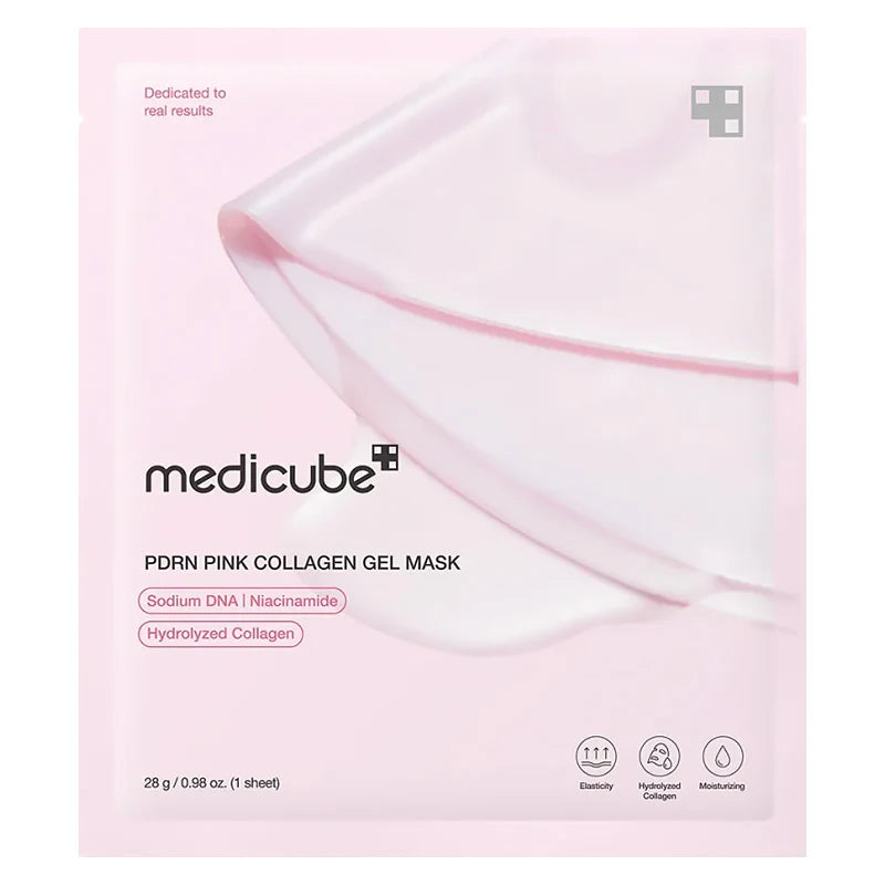 [MEDICUBE] PDRN Pink Collagen Gel Mask (4 stuks)