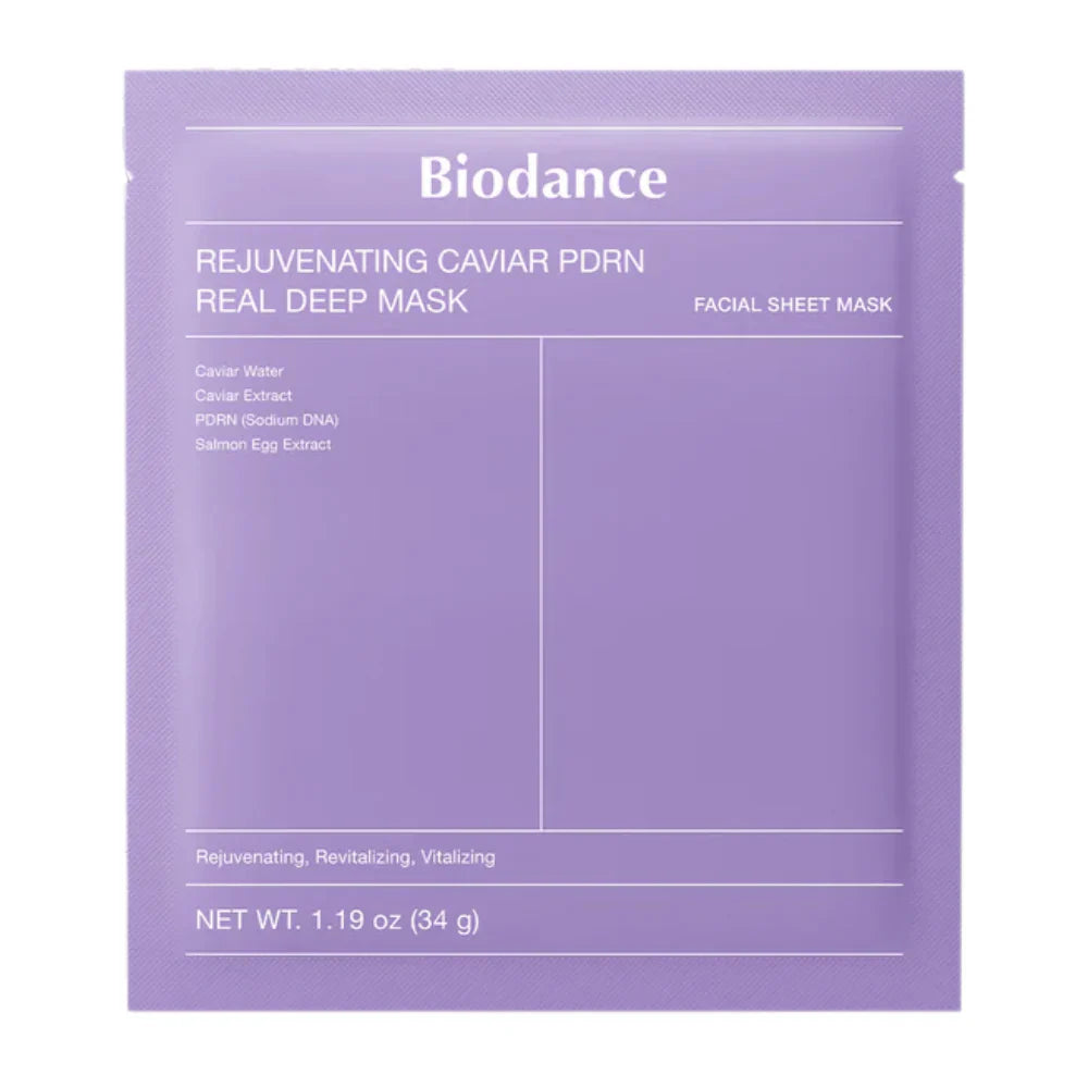 [Biodance] Rejuvenating Caviar PDRN Real Deep Mask (4 stuks)