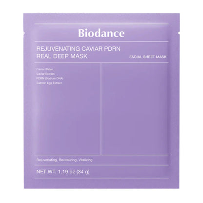 [Biodance] Rejuvenating Caviar PDRN Real Deep Mask (4 stuks)