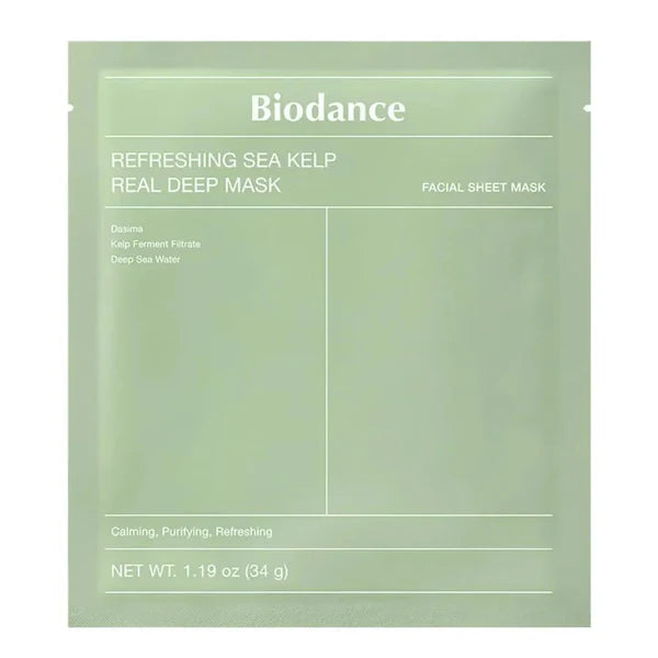 [Biodance] Refreshing Sea Kelp Real Deep Mask (4 stuks)