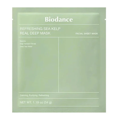 [Biodance] Refreshing Sea Kelp Real Deep Mask (4 stuks)